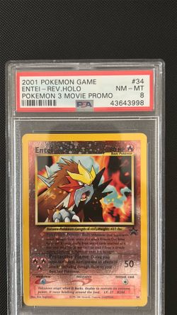 Entei Promo PSA pokemon card for sale or for trade