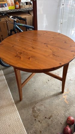 Wood table
