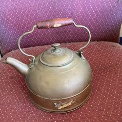 Vintage 7 inch copper teapot