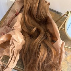 Hair Extensions 18 Inch Light Redish Brown 