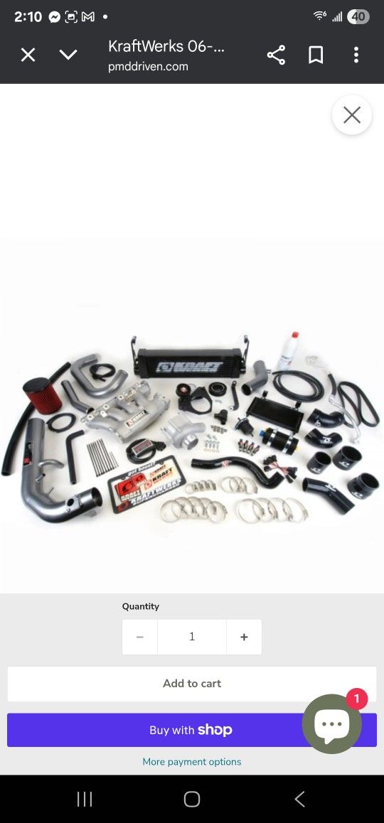 Kraftwerks  Supercharger  Kit 8th Gen 