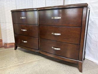 Delaney 6 Drawers Dresser in Espresso Lacquer