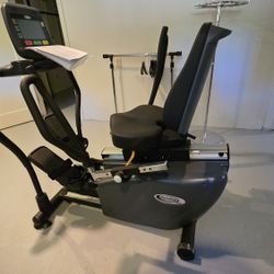 PhysioStep MDX Recumbent Elliptical Cross Trainer with Swivel Seat.