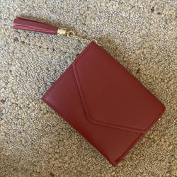 Compact wallet (red/black)