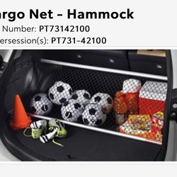 2017 Rav4 Cargo Net Hammock