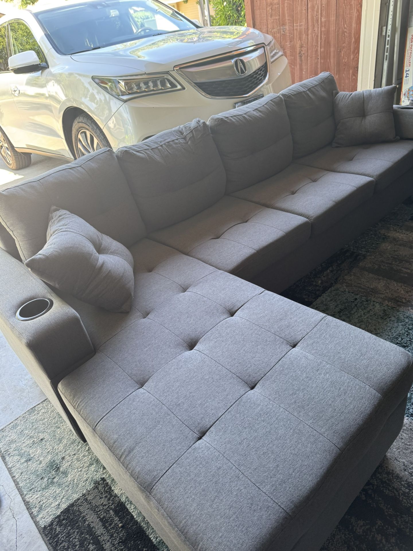 Small Gray Sectional