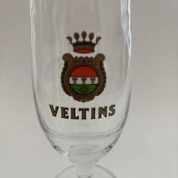 Veltins Stemmed Beer Glass Unique Shape