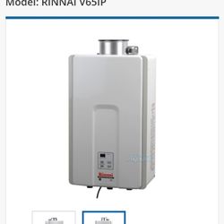 Brand New never used Liquid Propane, 150,000 BTU, 82% Efficiency Tankless Water Heater

