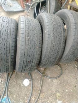 A set of 4 Contintal 275  60 20