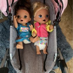 Baby Alive Dolls And Stroller