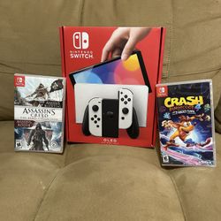Selling nintendo switch oled new