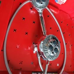 Shower Head With Sprayer In Crome Like New $20