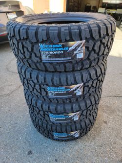 275 60 20 BLACKHAWK R T TIRES DODGE RAM TITAN ARMADA TUNDRA SEQUOIA JEEP RUBICON SAHARA GLADIATOR EXPEDITION