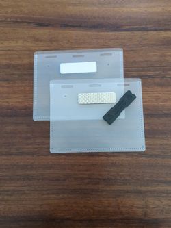 Magnetic Name Badge Holder 4x3, 100qty