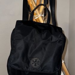Tory Burch Black Nylon Backpack and/or Diaper Backpack with Changing Pad