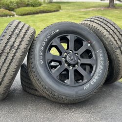 2024 NEW 20" Ram 2500 Midnight black Wheels Ram 3500 Laramie Rims 8x165.1mm Tires A/T LT285/60R20