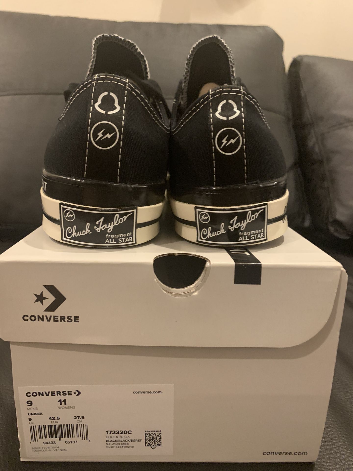 27.5cm FRAGMENT MONCLER CHUCK 70 fragment converse moncler 27.5cm 
