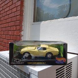 Die-cast 1 :18  Scale Hot Wheels. 1969 Corvette ZL 1