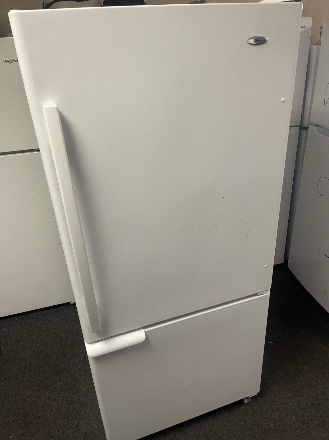 Amana Bottom Freezer White Refrigerator
