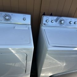 Washer And Dryer Set Maytag Large Capacity