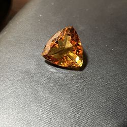 Trillion Cut 11.64 Carat Citrine Quartz
