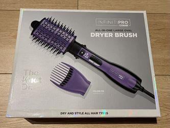 Unopened Conair Infinite Pro Knot Dr Detangling Hot Air Brush Hot Air Brush