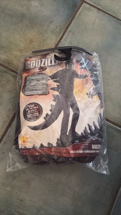 Godzilla Child Costume (Size Medium for 5-7)