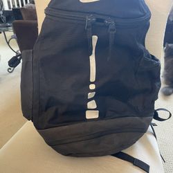 Used Nike Hoops Elite Backpack - Black Anthracite and Metallic Silver