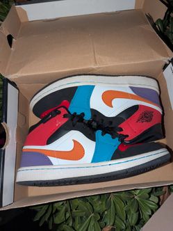 Air Jordan 1 Low Multi-Color Sneakers