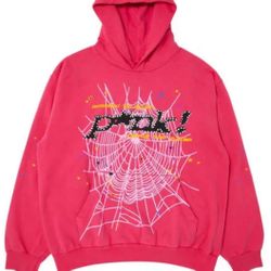 sp5der Hoodie “Pink”