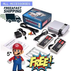 Retro Console Built In Nintendo Games Arcade Games 👾 Classic Games Two Controllers FAST SHIPPING AVAILABLE 🚚