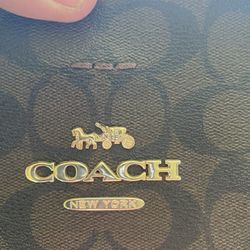 Coach bag Brown With Gold Accent