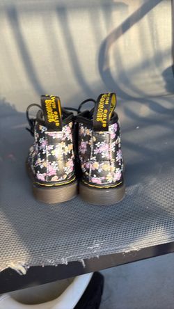 Dr. Martens Floral Ankle Boots