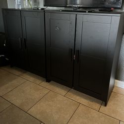 IKEA Storage Cabinet In Black 