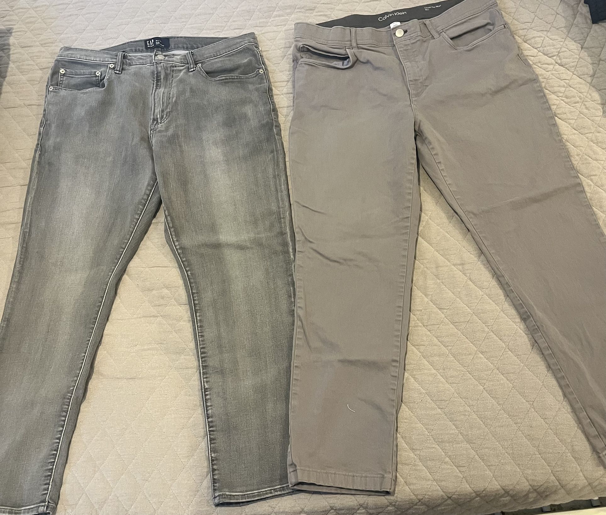 Nice Stylish Gray Gap Jeans And Nicer Calvin Klein Dress Pants