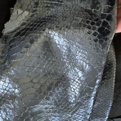 Snakeskin Embossed Leather 