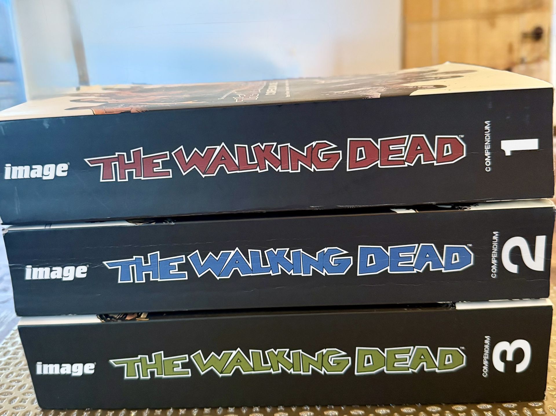 3 Lot THE WALKING DEAD COMPENDIUM VOL 1 2 3 Image Deluxe