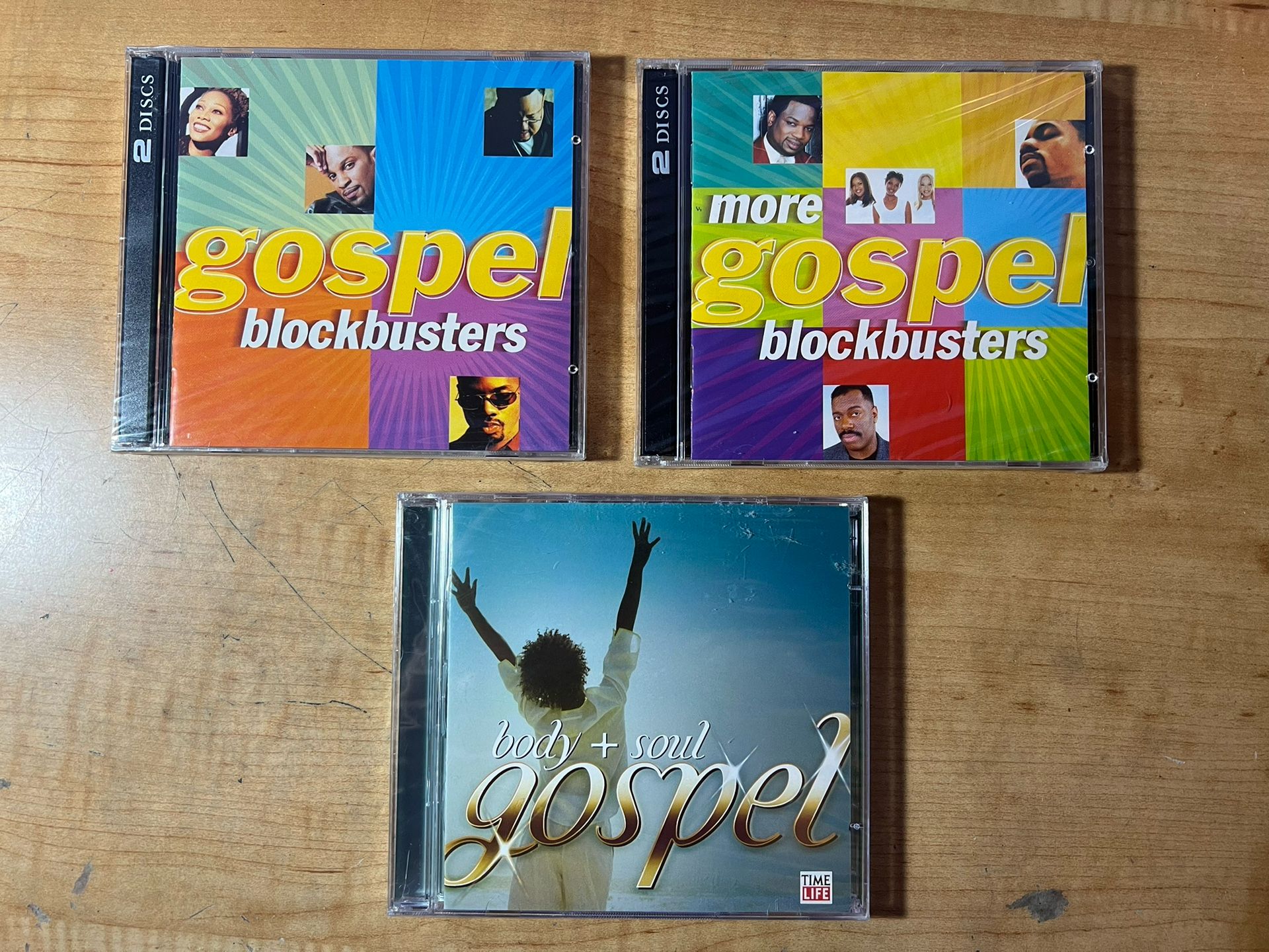 3 Time Life Gospel CD Body & Soul - Blockbusters - More Blockbusters