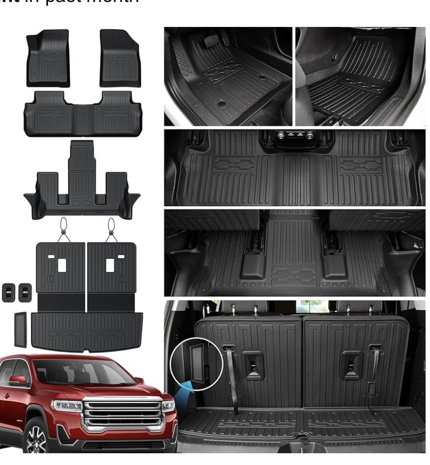 Car mats for 2017-2023 gmc Acadia