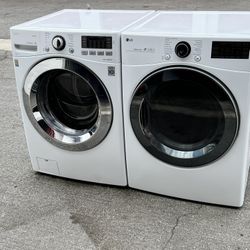 LG Dryer Gas And Washer Set 