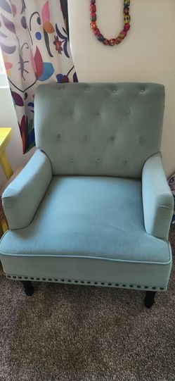 Blue sofa chair