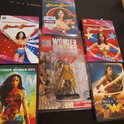 Brand New/Excellent Condition Of Wonder Woman Movies & Action Figure