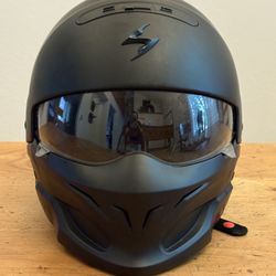 Scorpion Exo Covert Motorcycle Helmet Black Matte Size Small