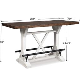 Ashley Furniture Valebeck counter-height dining table (model D546-13)