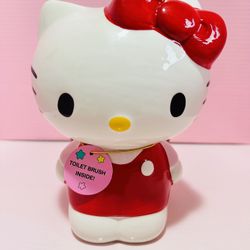 hello kitty toilet brush holder. 