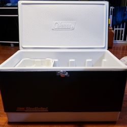 Vintage Coleman Steel Cooler
