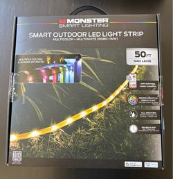 NEW Monster Smart Outdoor LED String Lights, and Pathway Lights