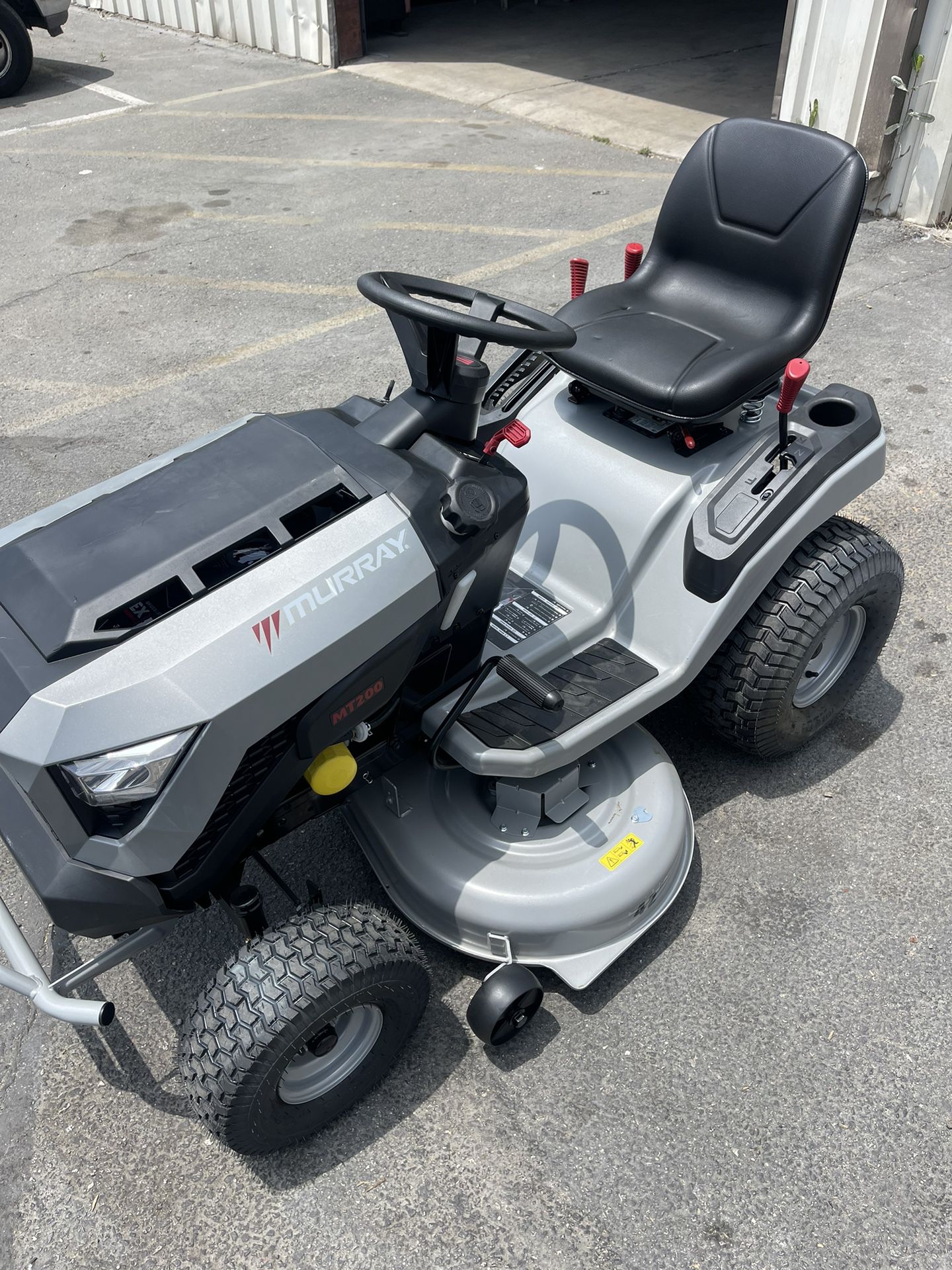 MT200 42 in. 19.0 HP 540cc EX1900 Series Briggs and Stratton Engine Automatic Gas Riding Lawn Tractor Mower