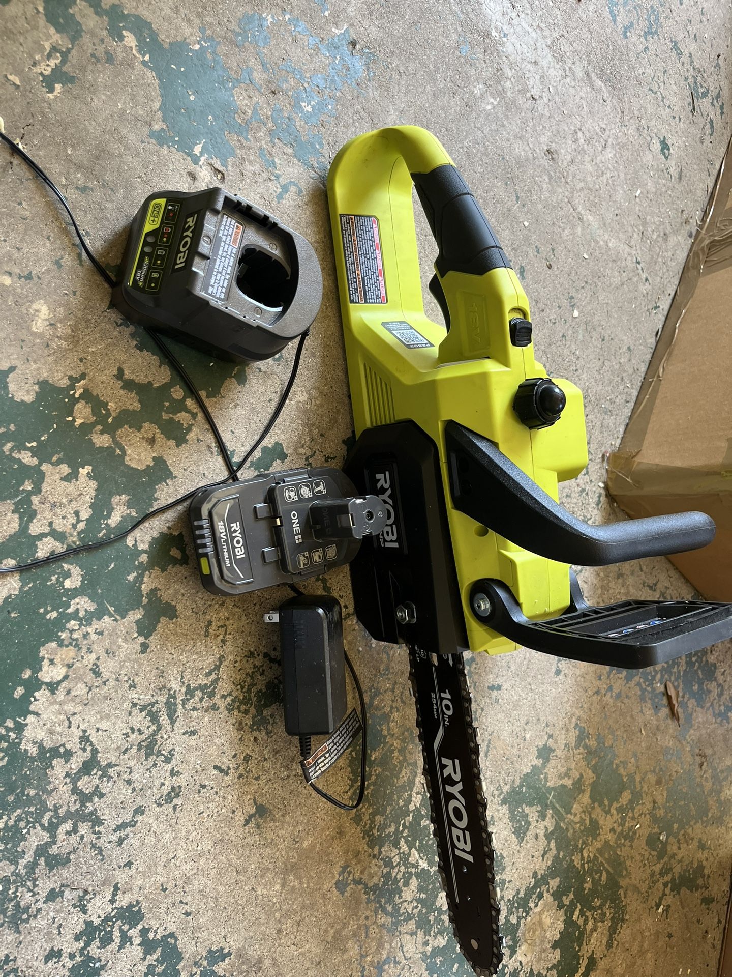 RYOBIONE+ HP 18V Brushless 10 in. Battery Chainsaw (Tool Only)