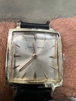 Ulysse Nardin vintage square tank 60s men’s wristwatch
